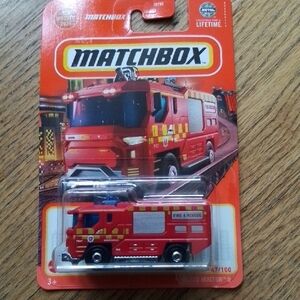 Match Red Fire & Rescue Truck
